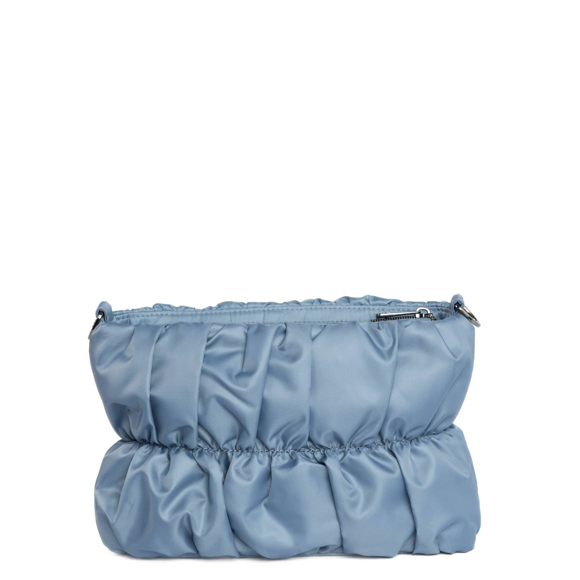 Flounce Ruched Crossbody Bag - BLUE MOON - Flounce_Bluemoon_04